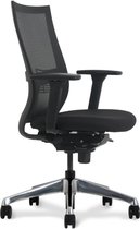 GAME HERO Office Osiris Bureaustoel Ergonomisch - Aluminium Voetenkruis - Zwart