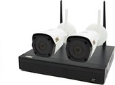 beveiligingscamera systeem DSE 2x 8MP 2TB HDD wifi camera IP bewakingscamera