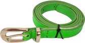 Riem - Kinder Riem - Groen - 85x1 cm - Kunstleer / Metaal - Meisjes Riem