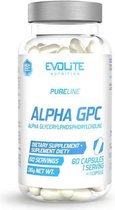 Mineralen - Alpha GPC 60 Capsules - Evolite Nutrition