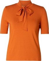 IVY BEAU Qammar Jersey Shirt - Rust - maat 40