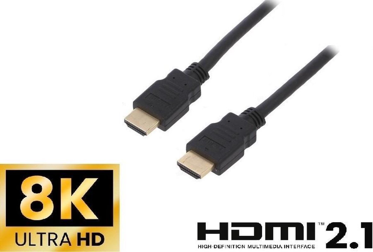 Câble HDMI 2.1 - 1 mètre - 8K