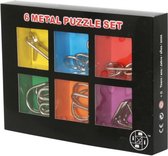 Metalen puzzels- Breinbrekers, set 6 stuks
