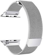 Hidzo RVS bandje - Geschikt Voor Apple Watch Series 1/2/3/4 (38&42mm) - Zilverkleurig