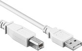 USB A naar B Kabel 1.8 Meter - USB 2.0 ( wit)