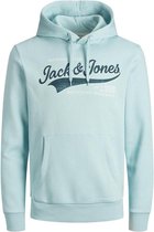 Jack & Jones Trui Jjelogo Sweat Hood 2 Col 21/22 Noos 12189736 Winter Sky/reg Mannen Maat - M