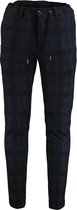 Bos Bright Blue Katoenen Broek Blauw Das Trouser 21304DA71/290 navy