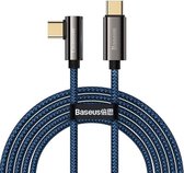 Baseus Legend Series USB-C naar USB-C Kabel 100W Blauw1M