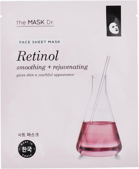The Mask dr. - gezichtsmasker retinol verzachtend, verzorgend en verjongend - face sheet mask