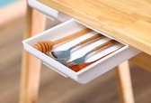Nixnix - Lade systeem wit - 2 lades - Groot en klein - Extra opbergruimte bureau - Schuiflade