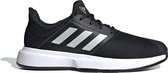 adidas Gamecourt Sportschoenen - Maat 45 1/3 - Mannen - Zwart - Zilver - Wit