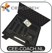 CEECOACH- bluetooth-instructieset-met terug praat functie en opbergkoffer-zilver