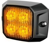 ORANJE bumper flitser - 4 LED - 10W - R10/R65