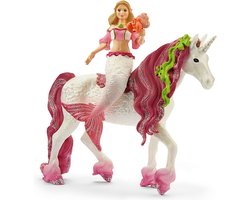 foto van schleich BAYALA - Zeemeermin Feya op onderwater eenhoorn - Speelfiguur - Kinderspeelgoed voor Jongens en Meisjes - 5 tot 12 jaar