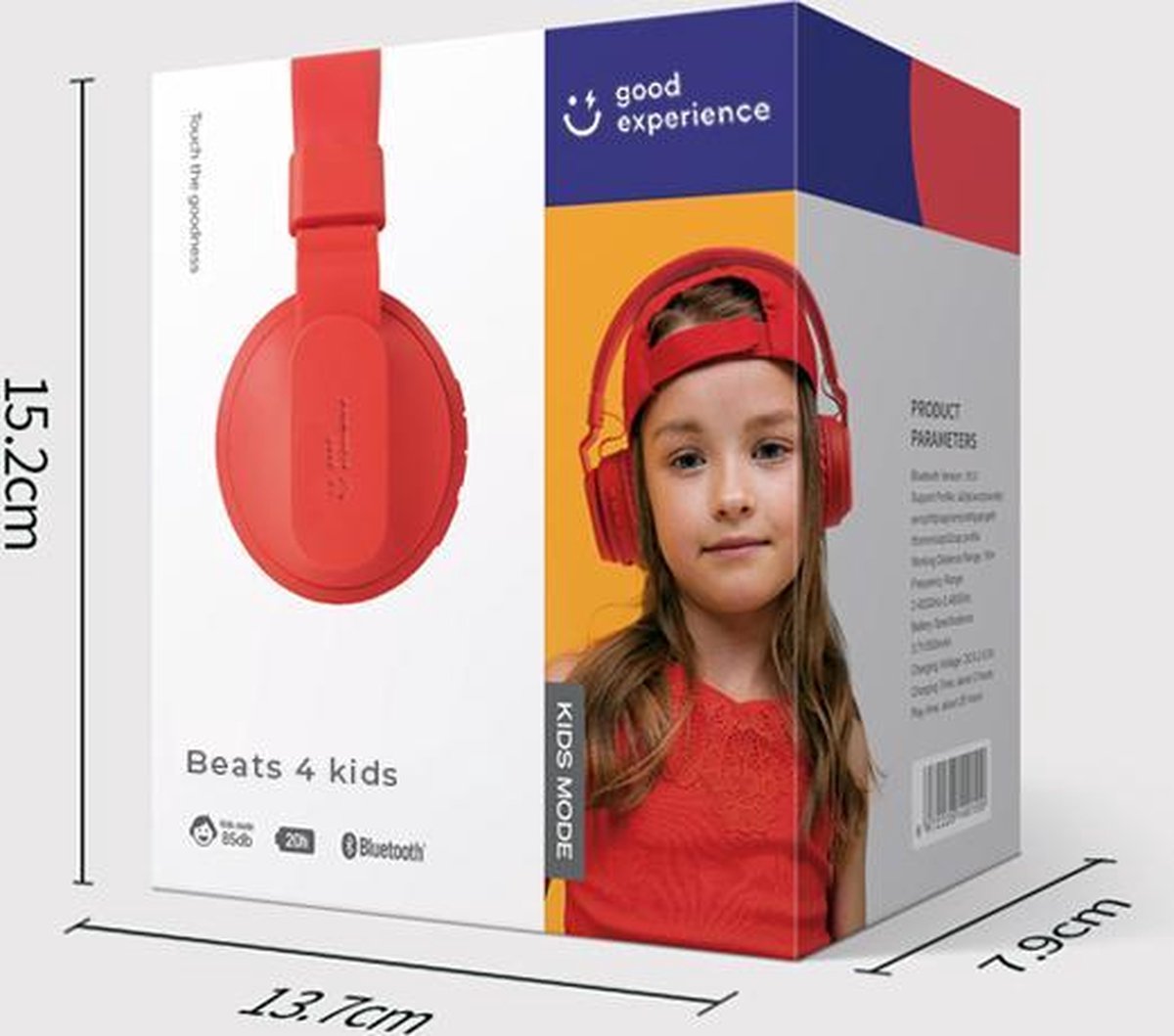 POGS - Casque Audio Enfants Bluetooth The Gecko Solide e