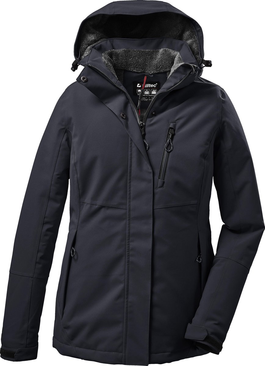 Killtec KOW 140 Women Jacket Outdoorjas Dames Winterjas Blauw