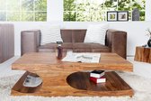 Table basse Design en bois de Sesham Massief 120 cm