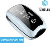 BlueLex Premium Saturatiemeter - Oximter- Saturatiemeter zuurstofmeter vinger - Oplaadbare saturatiemeter