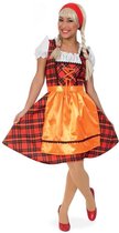 Partychimp Dirndl Dames Franzi Rood - S