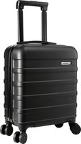 CabinMax Handbagage Koffer - Trolley 30L - Harde Reiskoffer - 45x36x20cm - Lichtgewicht - Groot Capaciteit - Zwart