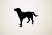 Springador - Silhouette hond - XS - 22x27cm - Zwart - wanddecoratie