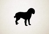 Amerikaanse Water Spaniel - Silhouette hond - S - 43x51cm - Zwart - wanddecoratie