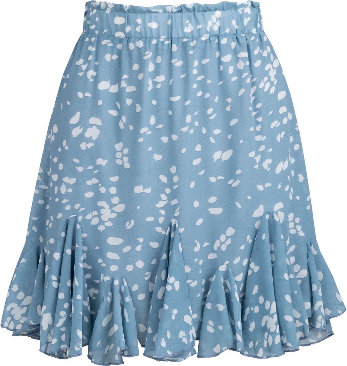 Dots mini skirt light blue