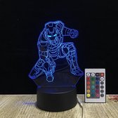 3D LED Creative Lamp Sign Iron Man 2 - Complete Set
