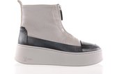 BRONX dameslaars met rits - taupe leder - maat 37