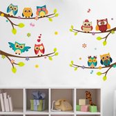 Muursticker | Raamstickers | Kinderen | Herfstdecoratie | Themadecoratie | 9 Stuks | Vinyl | Waterdicht | Zelfklevend