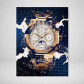 DEVICI Motiverende Wanddecoratie - Muurdecoratie - Audemars Piguet Perpetual Calendar Power - Canvas Wall Art Ingelijste Wanddecoratie Kantoor Ingelijste Kunstposters & Kunstprints