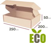 kartonnen dozen bruin - ecologische -  250x200x50 ( 100 stuks )