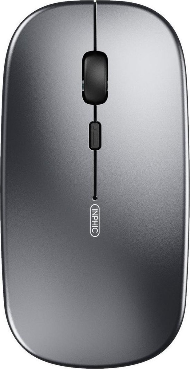 Souris sans fil INPHIC, Slim Silent Click Rechargeable 2.4G Souris