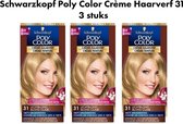 Schwarzkopf Poly Color Crème-Haarverf 31 - 3 stuks