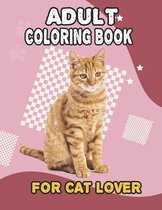 Adult Coloring Book For Cat Lover