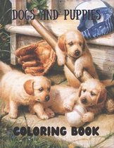 Dogs and Puppies Coloring Book