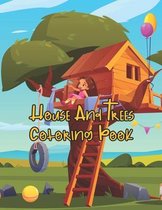 House And Trees Coloring Book