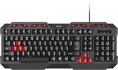 Inphic V610 - Bedraad Gaming Toetsenbord - Zwart / Rood