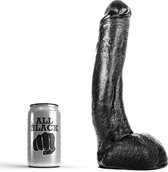 All Black Anaal Dildo 29 cm - zwart