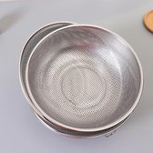 Zilveren RVS vergiet/zeef-RVS keuken vergieten-Kookgerei- Zeven -Vergieten-Keuken-koken benodigdheden-Pasta/aardappels-groente afgieten