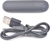 10 Speed USB Bullet Zwart - Intens gevoel - USB - Stimulerend voor vrouwen - Stimulerend voor clitoris - Spannend voor koppels - Sex speeltjes -Sex toys - Erotiek - Sexspelletjes voor mannen en vrouwen – Seksspeeltjes - Stimulator