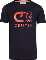 Cruyff Match Tee Junior - zwart - t-shirt Unisex