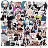 Jujutsu Kaisen Stickers - 50 Stuks - Manga - Anime - Stickers Volwassenen - Stickers voor Kinderen - Jujutsu Kaisen Manga - Yuji Itadori - Satoru Gojo - Megumi Fushiguro