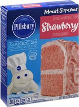 Pillsbury moist supreme strawberry 432g