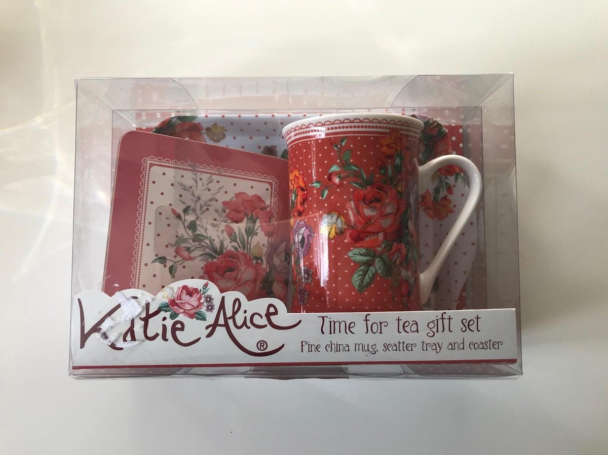 Katie Alice Scarlet Posey Time for tea giftset