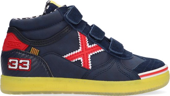 Munich G3 Boot Velcro Hoge sneakers - Jongens - Blauw - Maat 41 | bol.com