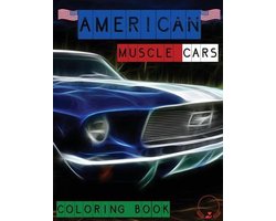 American Muscle Cars Coloring Book