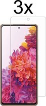 Samsung S20 FE Screenprotector - Beschermglas Samsung galaxy A52/A52 Screen Protector Glas - Screenprotector Samsung A51 4G/5G - 3 stuks