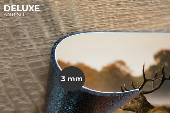 Set de table - Cerf - Brume - Automne - 45x30 cm - 6 pièces