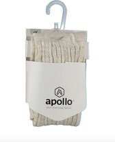 Collant Apollo câble écru taille 92/98